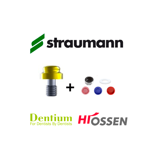 Kerator Overdenture Attachment Kit for Straumann Tissue Level, 3.3, 4.1, 4.8 (RN), Hiossen4, Dentium Simple