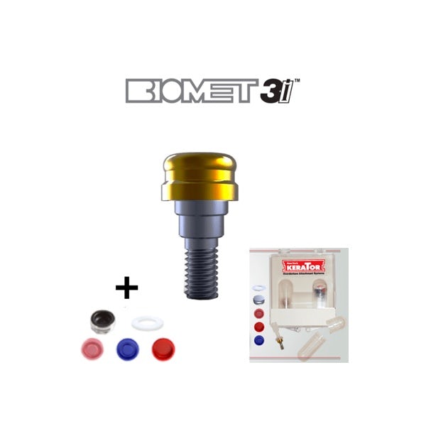 Kerator Overdenture Attachment Kit for Biomet 3i Certain 4.1 Implants